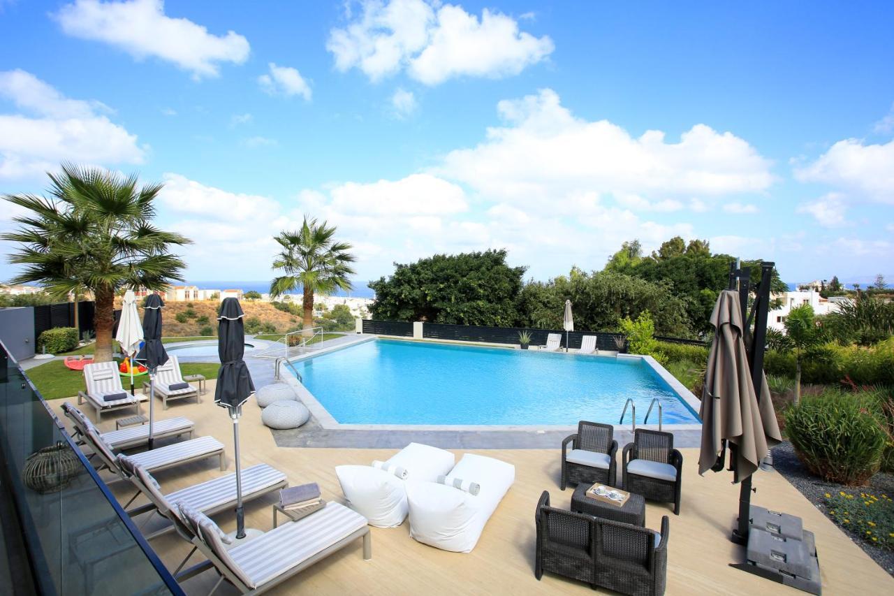 Orama Luxury Villa 4 Bedrooms With Private Pool 赫索尼索斯 外观 照片
