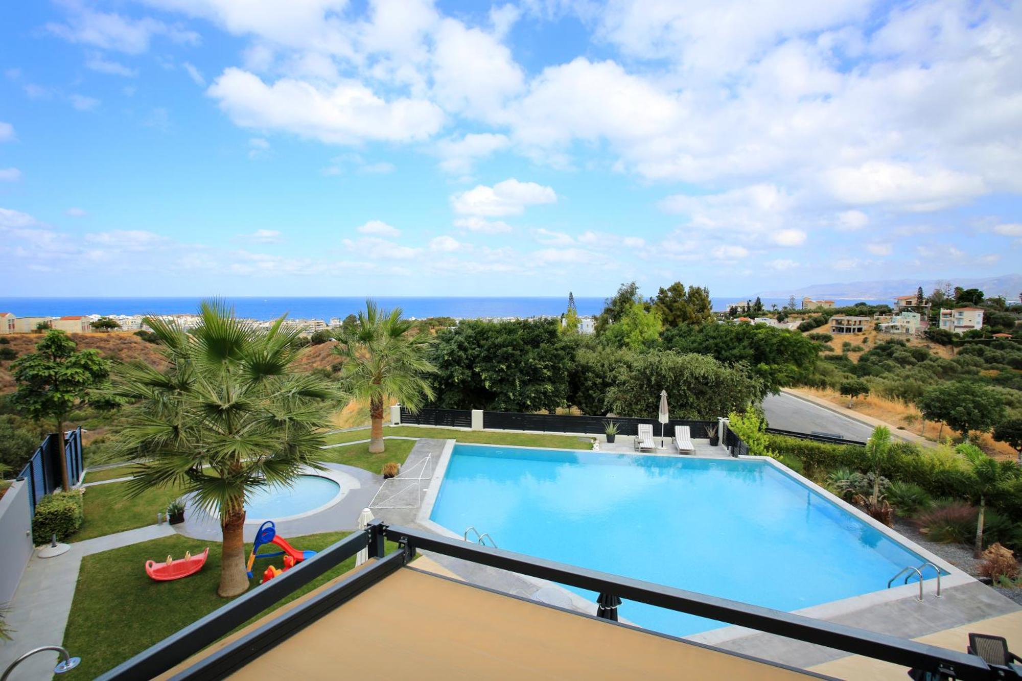 Orama Luxury Villa 4 Bedrooms With Private Pool 赫索尼索斯 外观 照片