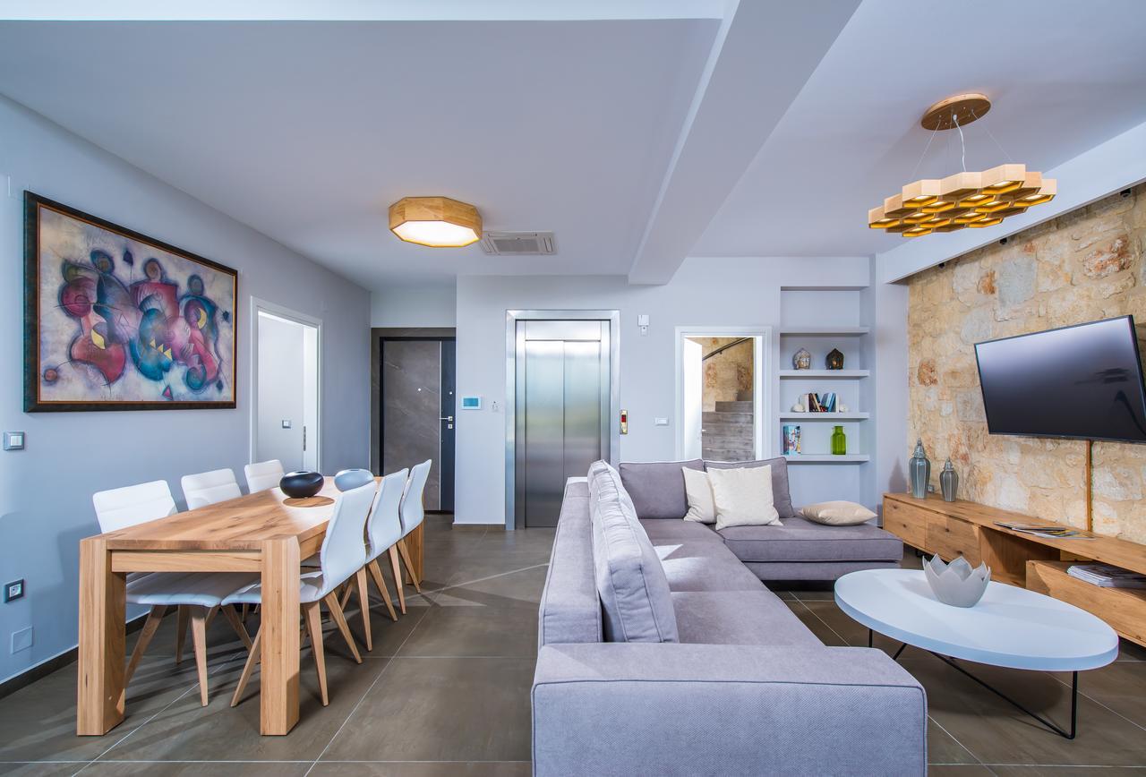 Orama Luxury Villa 4 Bedrooms With Private Pool 赫索尼索斯 外观 照片
